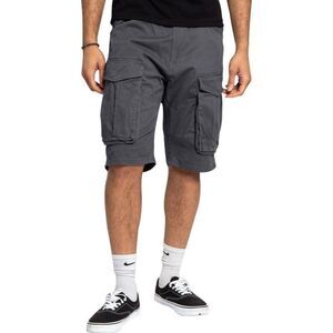 Everyday the Label Cargo Shorts Multiple Pockets Men Dark Gray